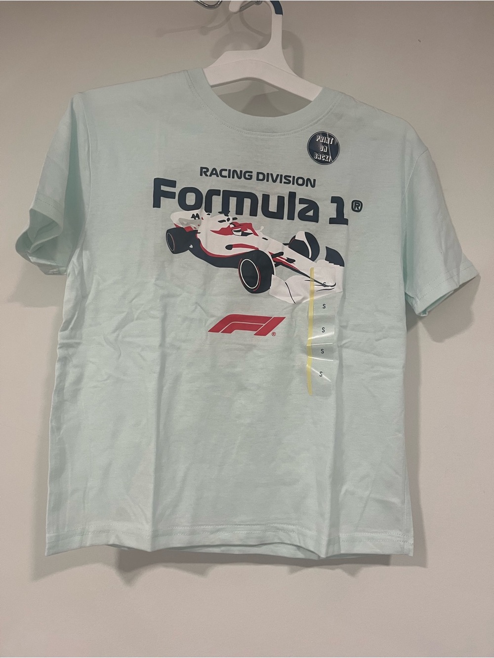 Formula 1 Racing Division Boys' Light Mint Graphic Tee